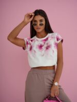 Moon Bloom Cappuccino Top & Trousers Set - Image 3