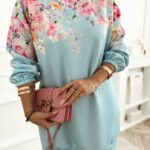 Sylvia Blue Tunic Dress "MASELKO "MATERIAL