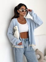 Bocca Maxim Blue Short Cardigan - Image 4