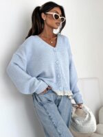 Bocca Maxim Blue Short Cardigan