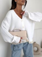 Bocca Maxim Off White Short Cardigan - Image 3