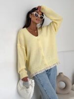 Bocca Maxim Yellow Short Cardigan