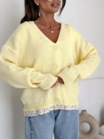 Bocca Maxim Yellow Short Cardigan - Image 2
