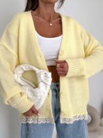 Bocca Maxim Yellow Short Cardigan - Image 4
