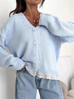 Bocca Maxim Blue Short Cardigan - Image 2