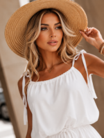 STAY HERE Paloma White Belted Dress (Copy) - Image 3